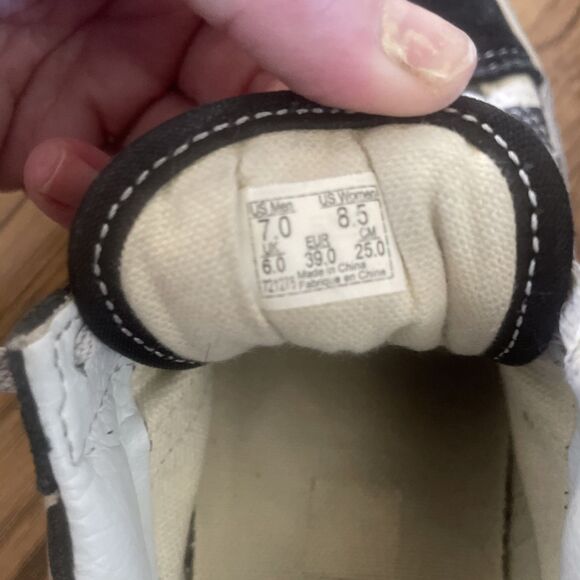 Vans Suede And Canvas Old Skool Classic Black Checkerboard Lace Up Shoes Men’s 7 - Picture 2 of 14